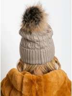 Dámská čepice AT CZ 173501 tmavě lila