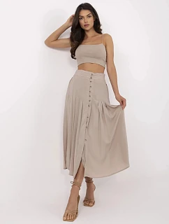 Dámská sukně D73761M50187B béžová - Sublevel