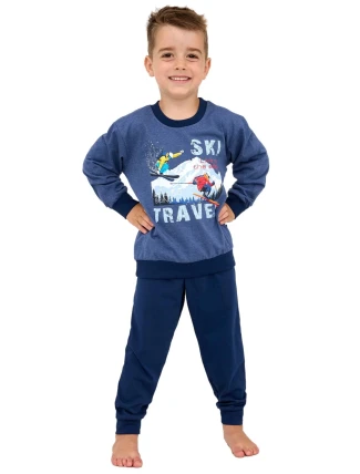 Chlapecké pyžamo 477/158 Ski - CORNETTE Chlapecké pyžamo 477/158 Ski - CORNETTE