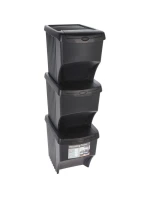 KOŠ 22 L SADA 3 KS ANTRACITOVÝ