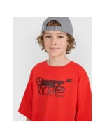 Dětské tričko oversize s potiskem 4F 4FJRSS25TTSHU3296-62S