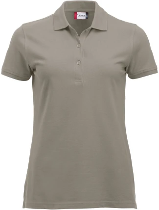 Clique Classic Marion S/S Dámské piqué polo z těžké bavlny 67.8246 silver Clique Classic Marion S/S Dámské piqué polo z těžké bavlny 67.8246 silver