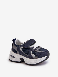 Dětské Sportovní Boty Tenisky Na Suchý Zips Modré Rulagia