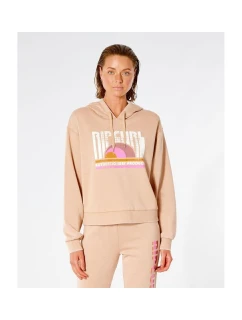 RIP CURL Wave Shapers Hoodie - hnědá