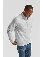 Fruit of the Loom Premium Zip Neck Sweat Mikina s 1/4 zipem 16.2032 bottle green