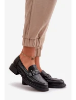 Elegantní Dámské Mokasiny Z Přírodní Kůže Černé Vinceza 91114 Elegantní Dámské Mokasiny Z Přírodní Kůže Černé Vinceza 91114