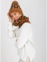 Dámská čepice AT CZ CM 319 hnědá Dámská čepice AT CZ CM 319 hnědá