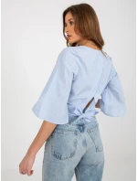 Halenka LK BZ 506243.78 bílá a modrá Halenka LK BZ 506243.78 bílá a modrá