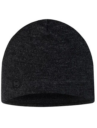 Čepice Buff Merino Fleece Hat Beanie 12944699910, černá, jedna velikost