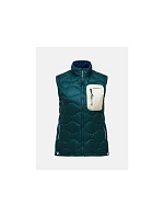 Dámská vesta PEAK PERFORMANCE W Helium Utility Down Vest, zelená barva Dámská vesta PEAK PERFORMANCE W Helium Utility Down Vest, zelená barva