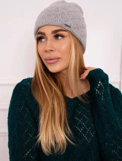 Čepice Agata K222 světle šedá