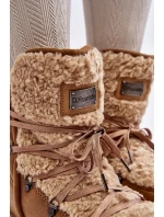 Voděodolné sněhule na platformě veganské D.Franklin DFSH370004 Hnědé Voděodolné sněhule na platformě veganské D.Franklin DFSH370004 Hnědé