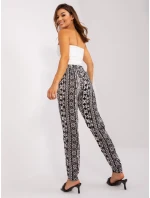 Kalhoty D73770M61869O černobílé Kalhoty D73770M61869O černobílé