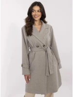 Kabát MO EN 5209.87 šedobéžový Kabát MO EN 5209.87 šedobéžový