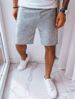 FashionStreet pánské světle šedé teplákové kraťasy SX2217