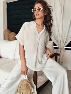 Dámská halenka NAMAYAS béžová FashionStreet RY2606