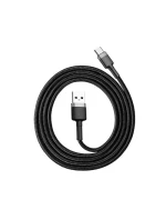 KABEL BASEUS USB NA USB-C CAFULE 3A 1M ŠEDÝ/ČERNÝ