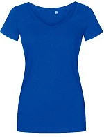 Promodoro 1525 Dámské tričko X.O s výstřihem do V 40.1525 azure blue