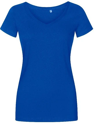Promodoro 1525 Dámské tričko X.O s výstřihem do V 40.1525 azure blue