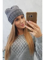 Dámská čepice Danuta K331 tmavě šedá