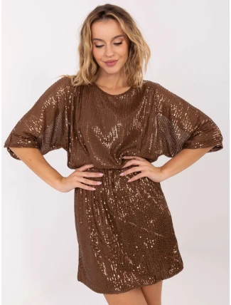 Šaty MI SK 69514.69 hnědé