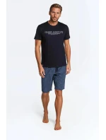 Dojo pyžamo 38883-99X Černá a tmavě modrá - Henderson Dojo pyžamo 38883-99X Černá a tmavě modrá - Henderson