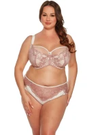 Dámská podprsenka Maxi BSM 1244 Ranita Pudr růžová s ecru - Gaia Dámská podprsenka Maxi BSM 1244 Ranita Pudr růžová s ecru - Gaia