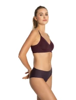 Dámské kalhotky Simple classic dark plum - JULIMEX