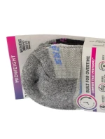 Skechers 3pk Work Lowcut Dámské ponožky S119052-GRBK Grey Jedna velikost