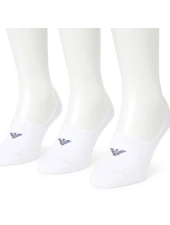 Emporio Armani mikrofleece ponožky Calza bavlna bílá 3-Pack