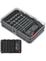 ORGANIZÁTOR BATERIÍ S TESTEREM BATERIÍ pro děti