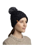 Pletená fleecová čepice Buff Caryn Beanie 13674390110 Černá Jedna velikost