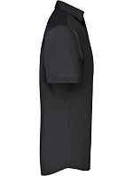 Daiber JN 644 Popelínová business košile s krátkým rukávem 02.0644 black