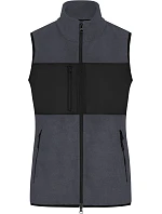 Daiber JN 1309 Dámská fleecová vesta 02.1309 carbon/black