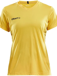 Craft Teamwear Squad Go Jersey Solid W Dámské sportovní tričko s výstřihem do V 82.5566 sweden yellow