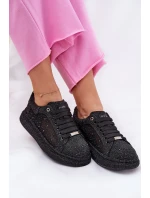 Zdobené tenisky na platformě GOE NN2N4021 černé