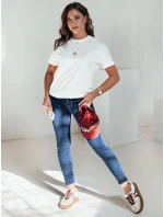 Dámské džínové kalhoty MODILINI tmavě modré FashionStreet UY2239