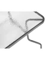 SADA ZAHRADNÍHO NÁBYTKU STŮL 4 ŽIDLE A SLUNEČNÍK ŠEDÁ