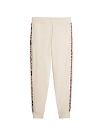 Dámské kalhoty Puma ESS Graphic Animal Comfort beige 692464 87 dámské