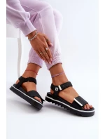 Dámské sandály na platformě Big Star NN274778 černé