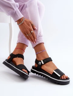 Dámské sandály na platformě Big Star NN274778 černé