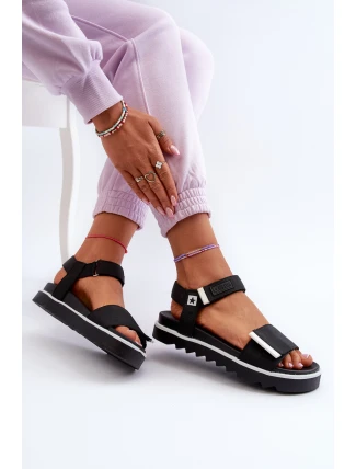 Dámské sandály na platformě Big Star NN274778 černé