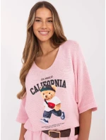 Jumper MI SW 2101.06 světle růžový