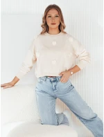 COTNES dámský svetr béžový FashionStreet MY2294