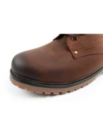 Wrangler Arch pánské boty sable boots smart leather dark brown