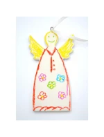 SADA DVOU DIY andělských přívěsků 5x0,5x10,5 cm