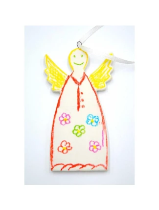 SADA DVOU DIY andělských přívěsků 5x0,5x10,5 cm