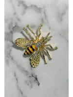 Brož včela A-2-21-9 černý Brož včela A-2-21-9 černý