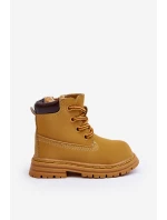 Dětské Trapery Botky Na Zip Camel Bansi Dětské Trapery Botky Na Zip Camel Bansi