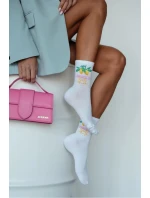 Dámské ponožky LIMONCELLO – bílé